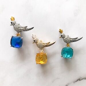 Bird brooch necklace pendant